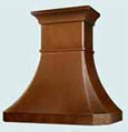 Tall French Extra Large Copper Range Hoods
